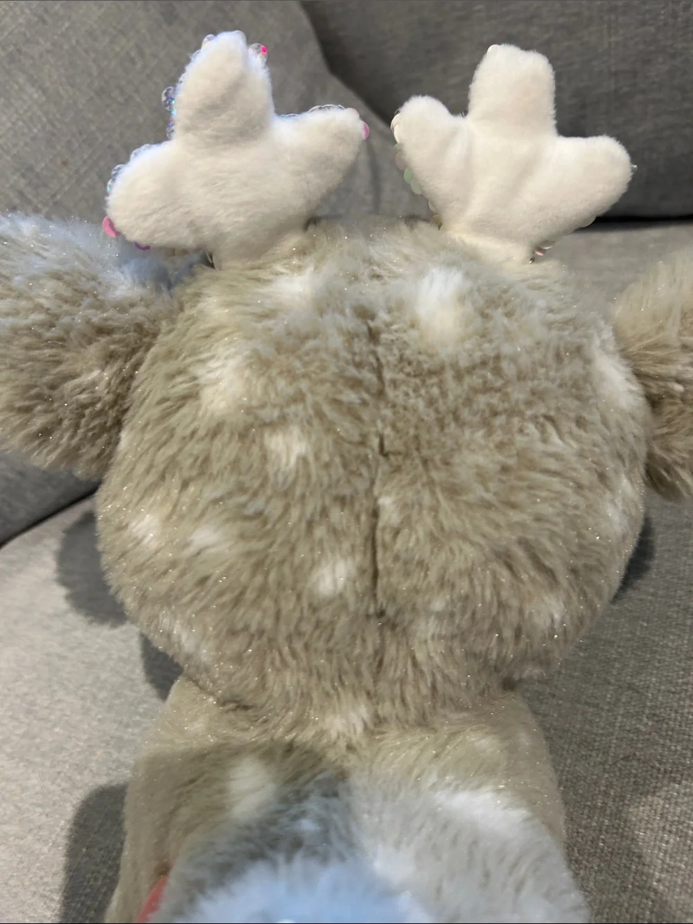 Plush Reindeer with flip sequins